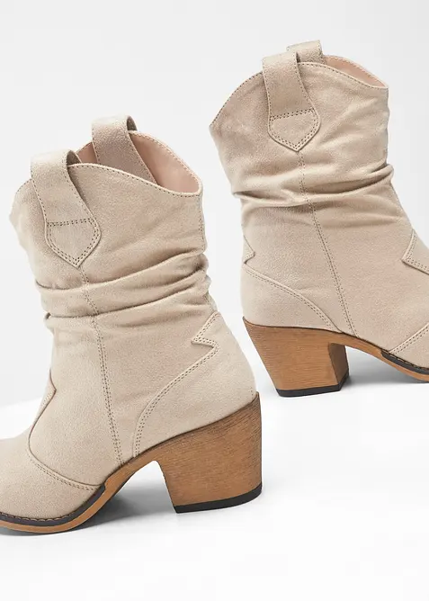 Cowboylaarsjes met plooitjes, bonprix