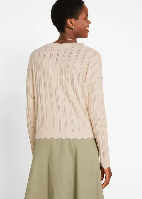 Kort ajour vest, bonprix