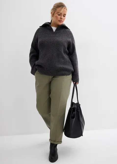 Twillbroek van een katoen-elastaanmix, bonprix