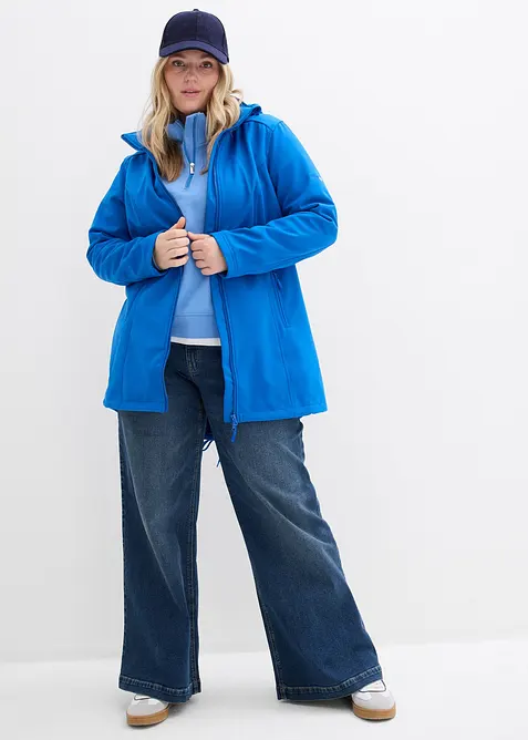 Softshell parka, waterafstotend, bonprix