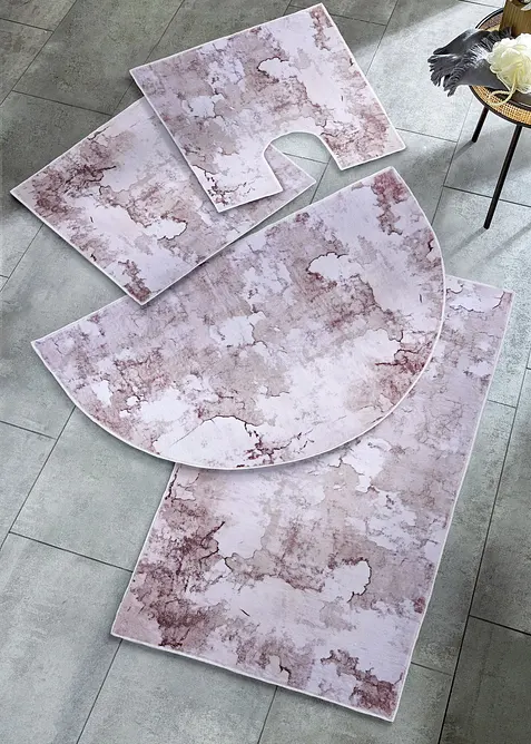 Badmat met marmerlook, bonprix