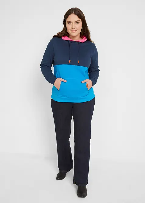 High waist stretch jeans, bootcut, bonprix