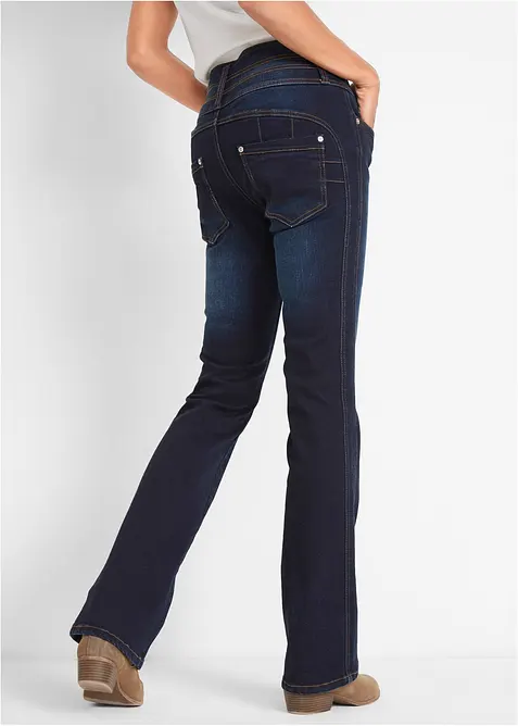 Corrigerende bootcut jeans, high waist, bonprix
