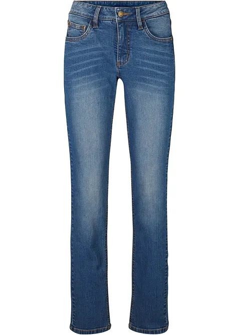 Straight jeans mid waist, stretch, bonprix