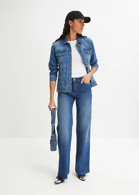 Stretch spijkerjas, basic, bonprix