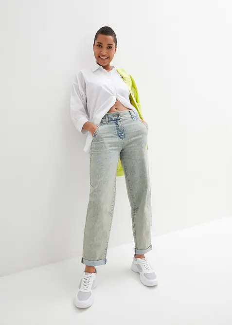 Jeans met vintage wassing, bonprix