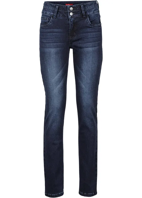 Corrigerende slim fit ultra soft jeans, high waist, bonprix