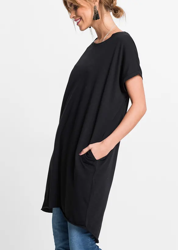 Longshirt van puur katoen, bonprix