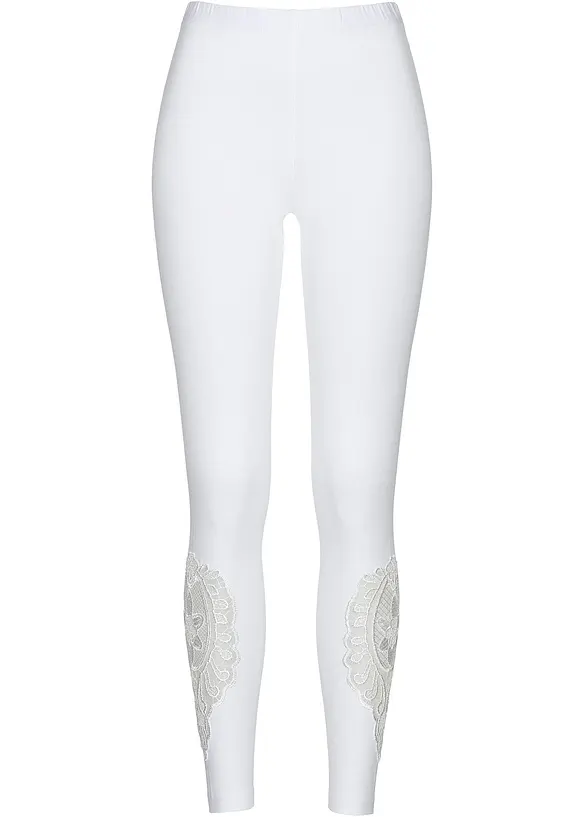 Legging met kant, bonprix