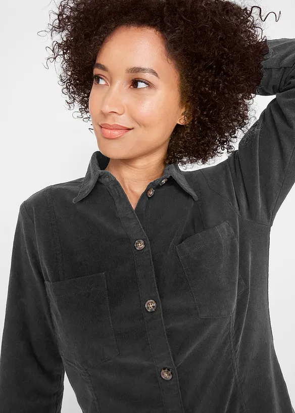 Corduroy stretch jurk, bonprix