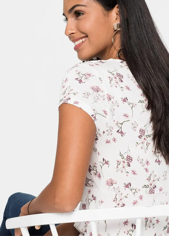 Shirt in een viscosemix, bonprix