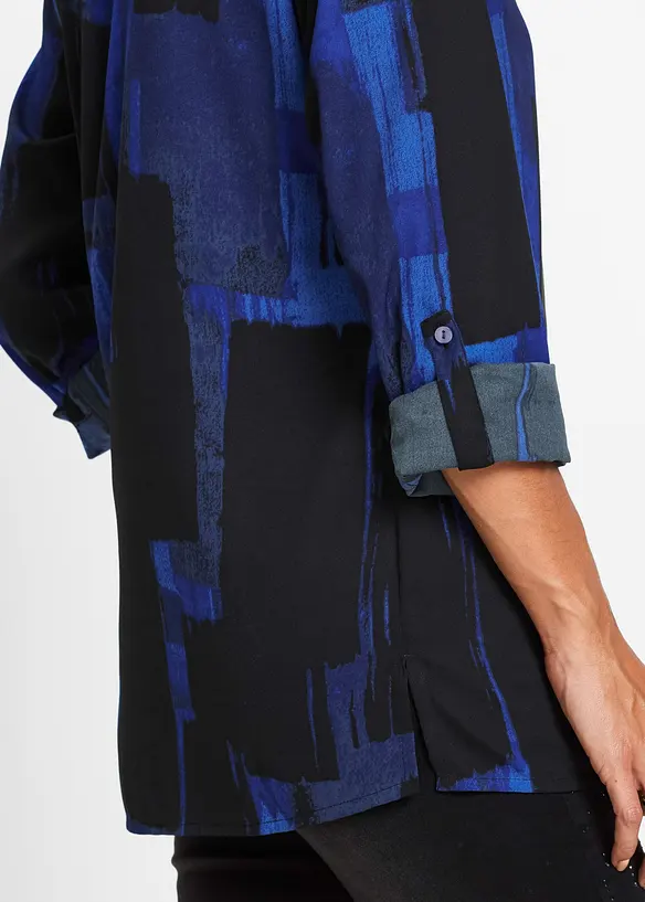 Lange blouse met print, bonprix