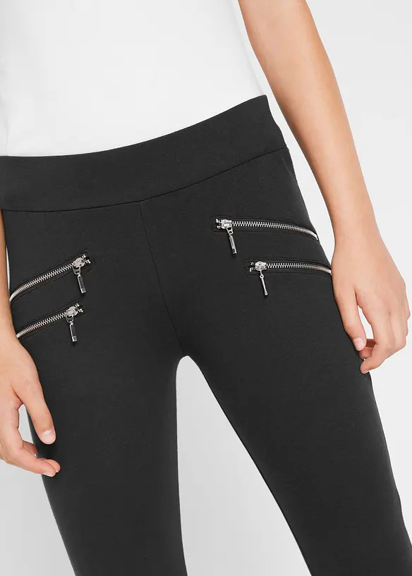 Stretch broek van een elastische biologische katoenmix, bonprix