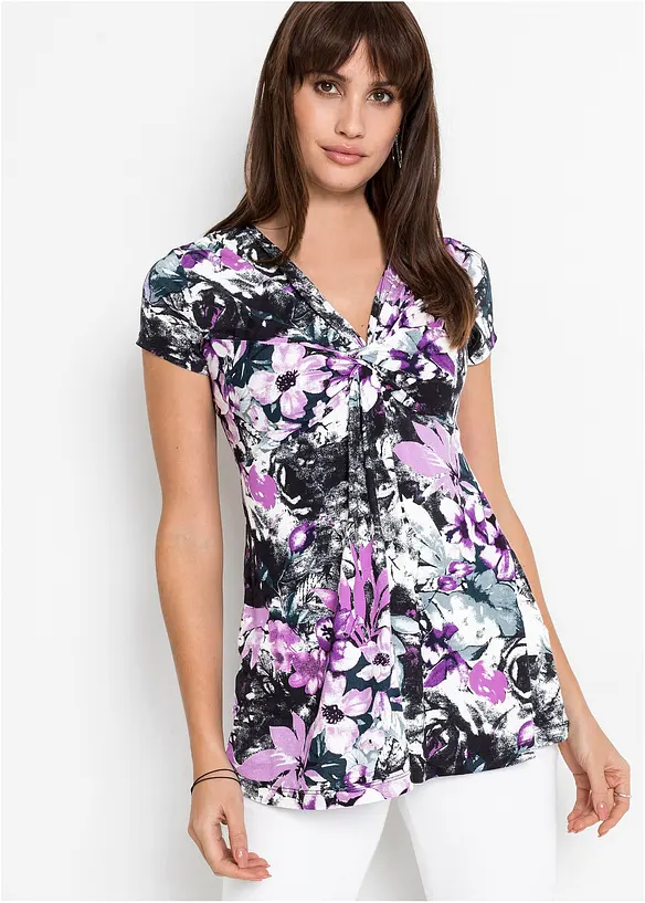 Shirt in een viscosemix, bonprix