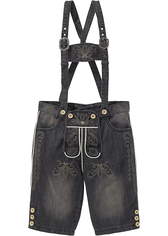 Tiroler jeans bermuda, regular fit, bonprix