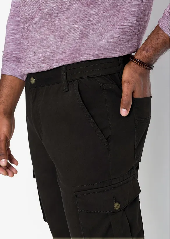 Regular fit cargo broek met comfort fit, straight, bonprix