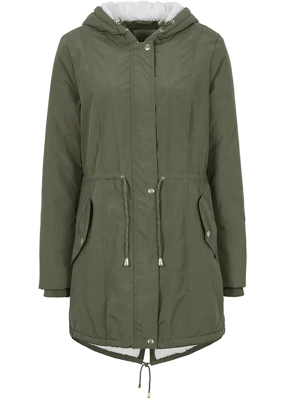 Parka met teddy fleece, bonprix