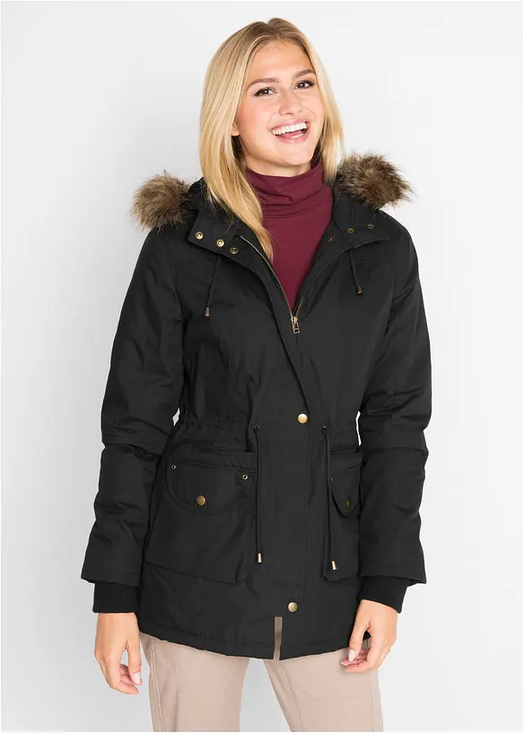Korte parka met teddy, bpc bonprix collection