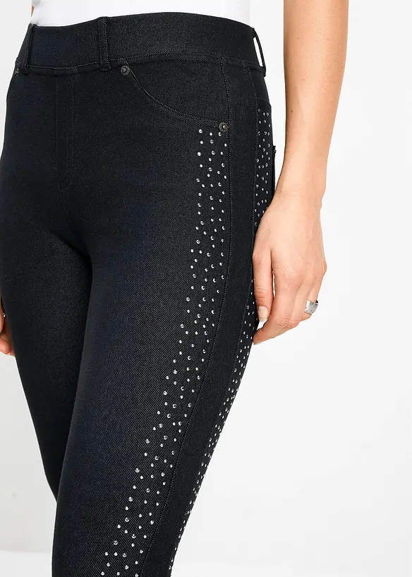 Thermojegging met glittersteentjes, bpc selection