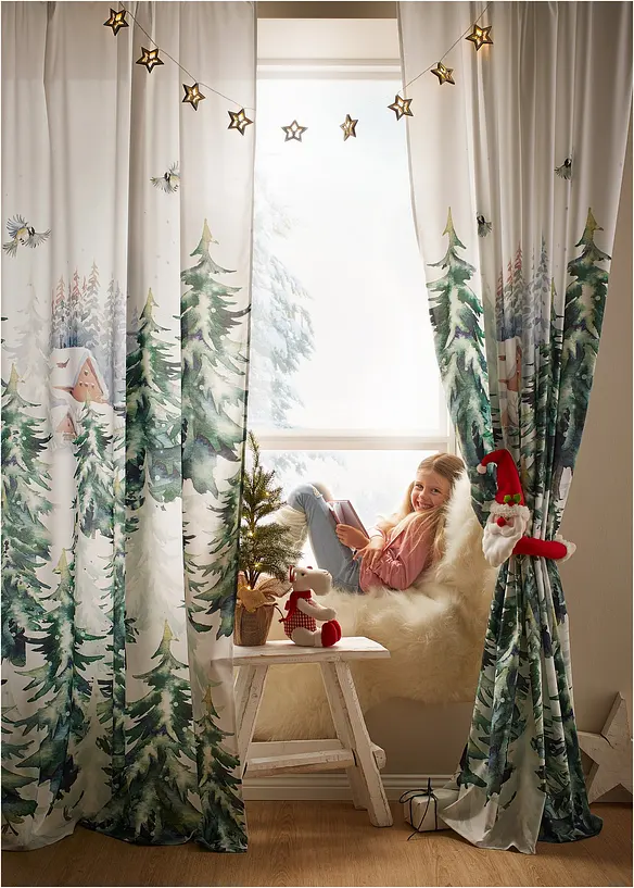 Embrasse kerstman (set van 2), bonprix