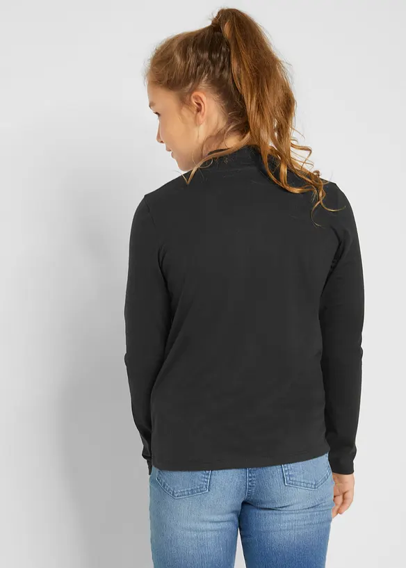 Longshirts met col (set van 2), bonprix