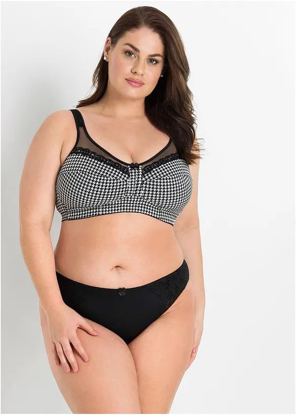 Steun bh zonder beugels met gewatteerde schouderbandjes, bonprix