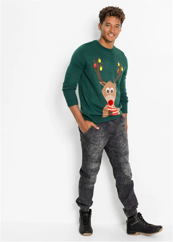 Trui met kerstmotief, bonprix
