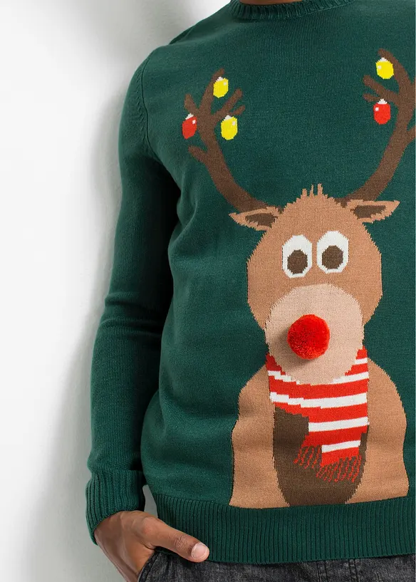 Trui met kerstmotief, bonprix