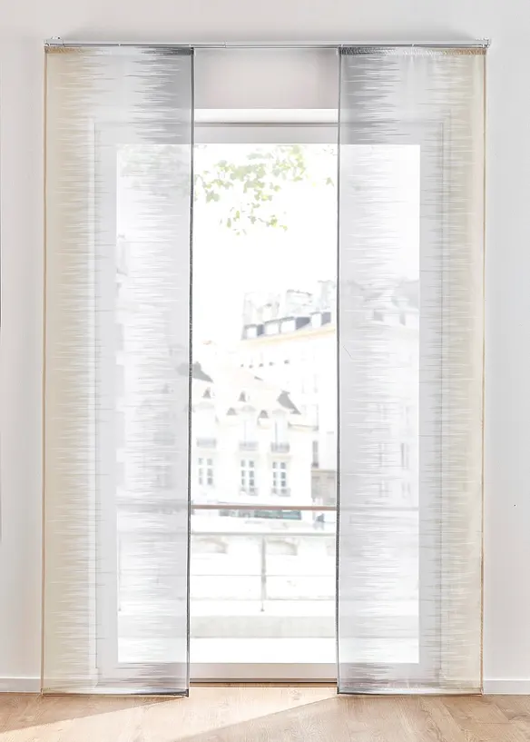 Paneelgordijn met print (2 stuks), bonprix