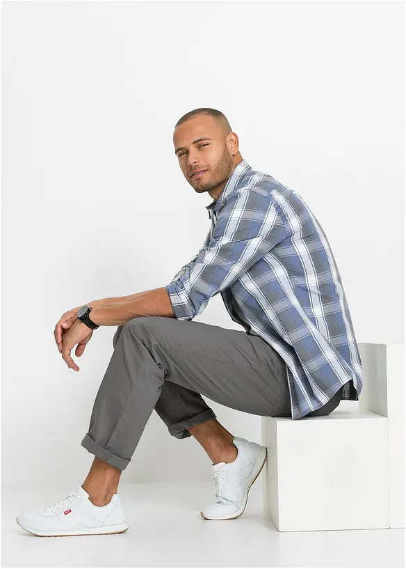Regular fit instapbroek met comfortabele band, straight (set van 2), bonprix