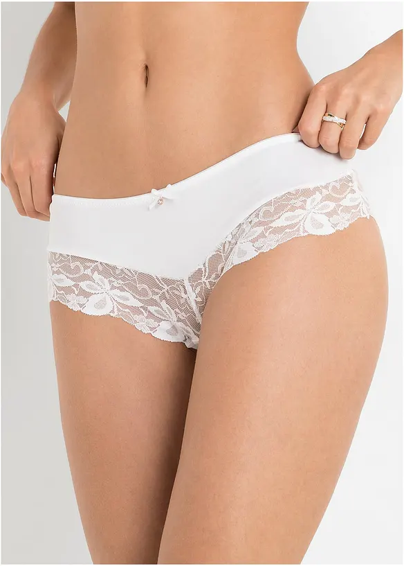 Hipster met fijne kant (set van 2), bonprix