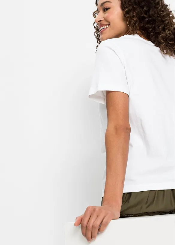 T-shirt van katoen, bonprix