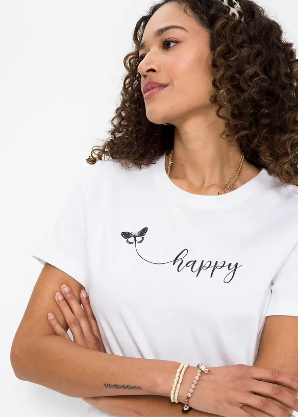 T-shirt van katoen, bonprix