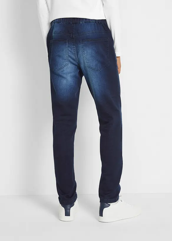 Regular fit instap sweat jeans, straight, bonprix