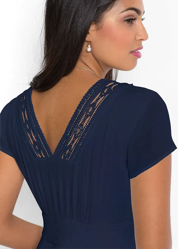 Maxi jurk van soepele viscose, bonprix