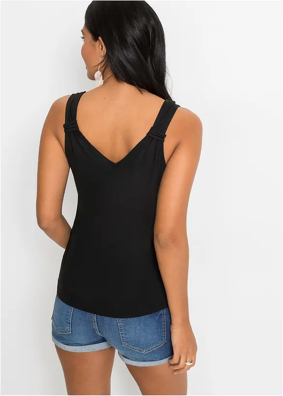 Jersey top van viscose, bonprix