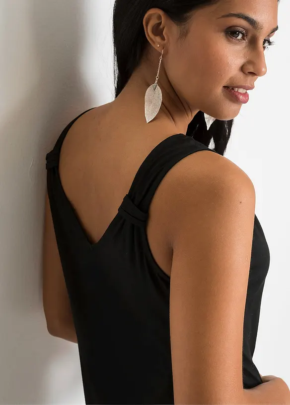Jersey top van viscose, bonprix