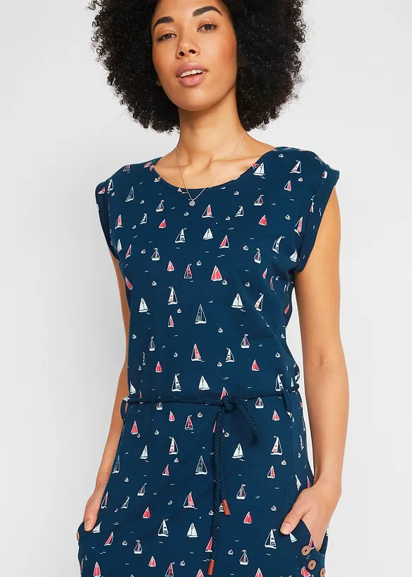Shirtjurk met vleugelmouwen en print, bonprix