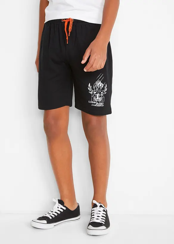 Jersey bermuda van biologisch katoen (set van 2), bonprix
