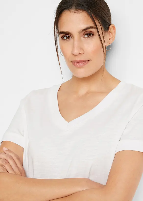T-shirt van puur katoen, bonprix