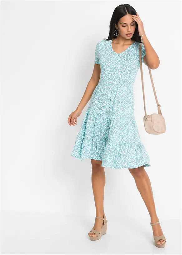 Jersey jurk van viscosemix, bonprix