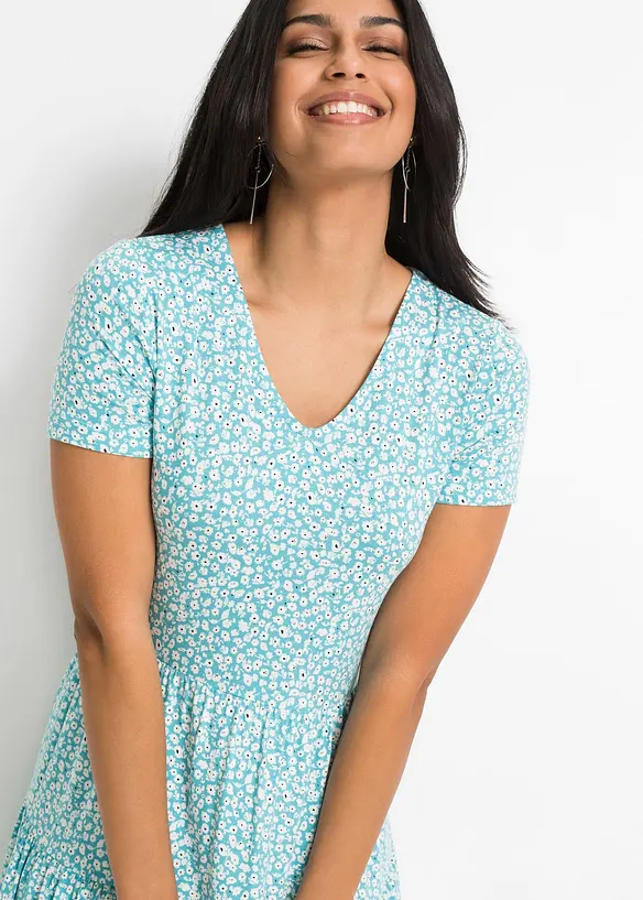 Jersey jurk van viscosemix, bonprix