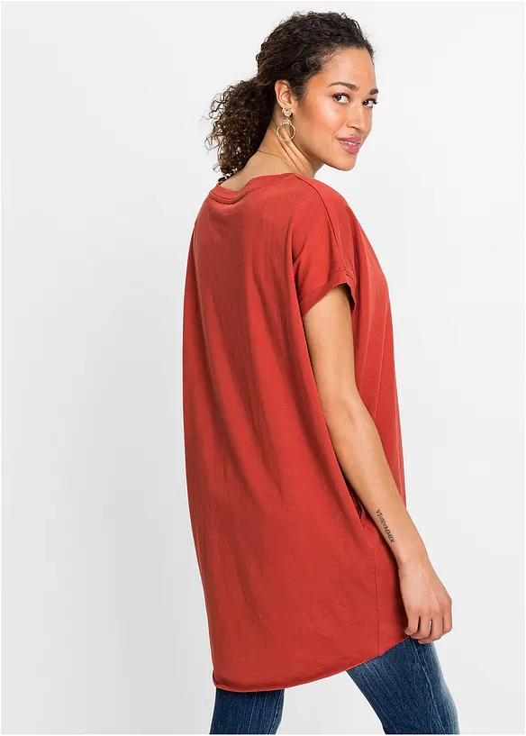 Longshirt van puur katoen, bonprix