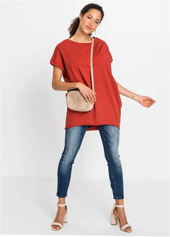 Longshirt van puur katoen, bonprix