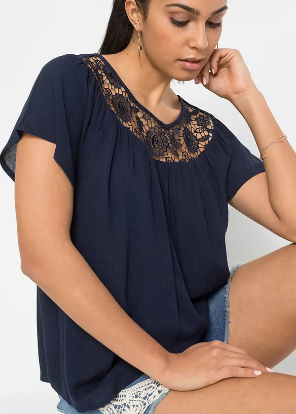 Blouse vn viscose, bonprix