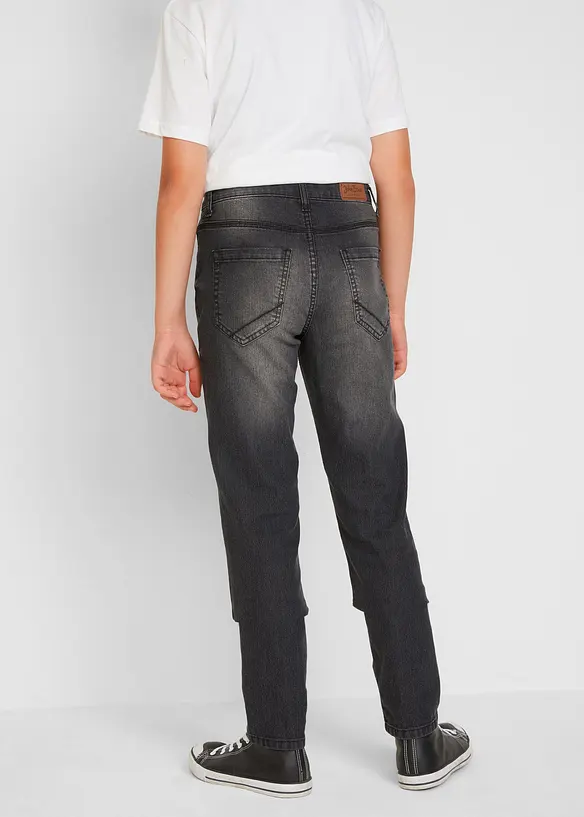 Jeans met coole wassing, slim fit, John Baner JEANSWEAR