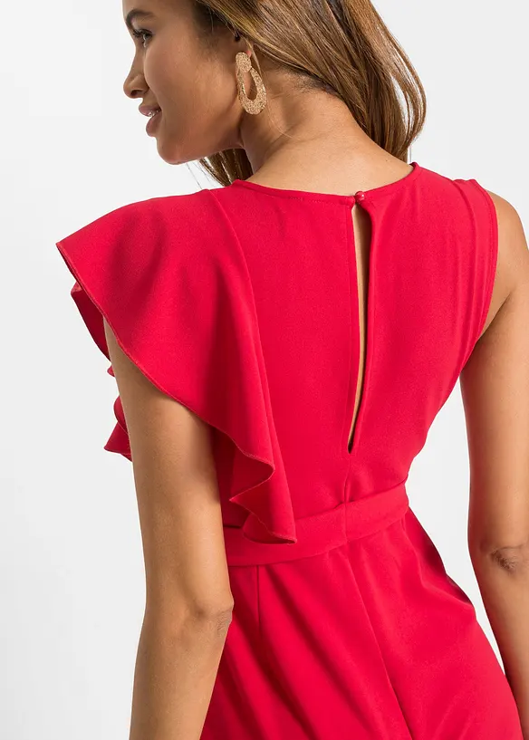 Jumpsuit met strikceintuur, bonprix