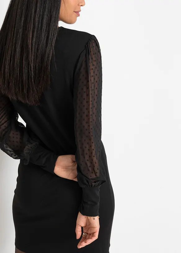 Jersey jurk van een viscosemix, bonprix