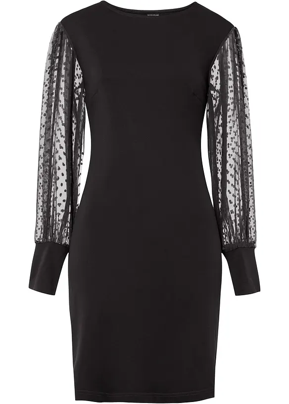 Jersey jurk van een viscosemix, bonprix