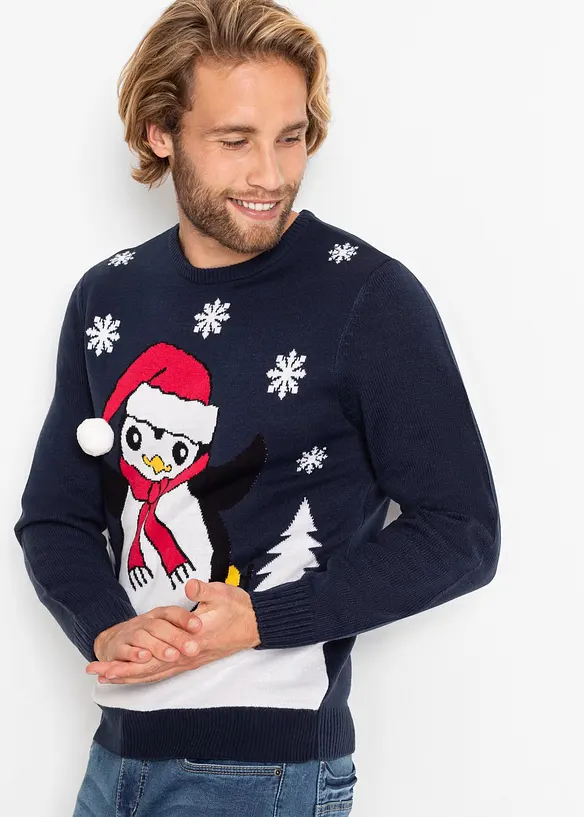 Trui met kerstmotief, bonprix